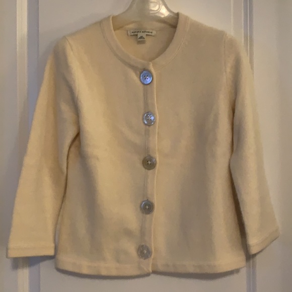 Banana Republic wool angora cardigan - Picture 1 of 4
